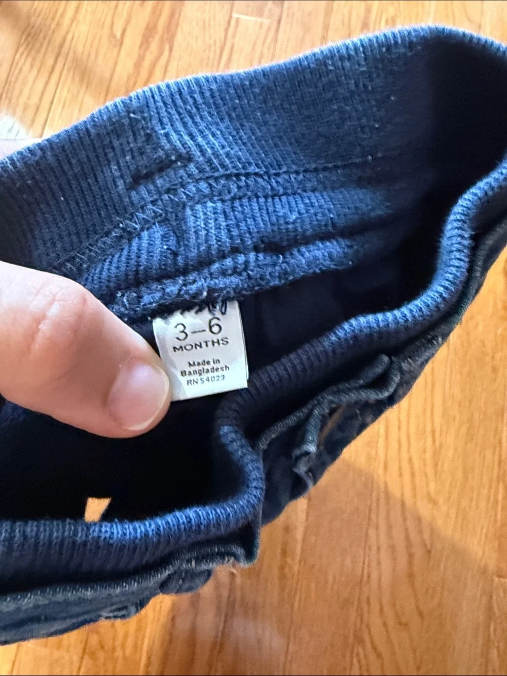 3-6M Baby Gap Blue Denim Pull-On Jeans